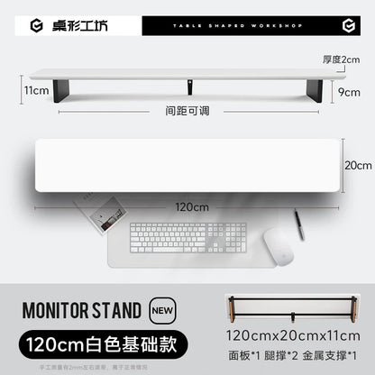 Z3 Pro Modular Monitor Riser Solid Wood Desktop Elevator Stand Computer Screen Stand Ergonomic Office Desk Organizer System