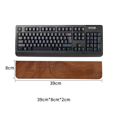 Solid Wood Keyboard Wrist Rest Palm Pad Mechanical Keyboard Ergonomic Pad 87/98/104/108 Key Suitable for Multiple Sizes Custom