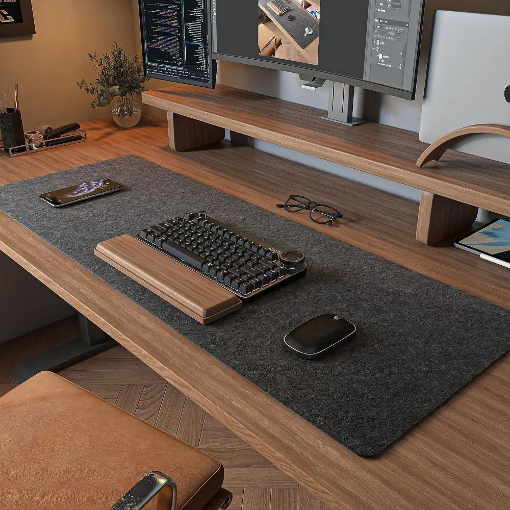 Gaming Accessoires Wolvilt Muismat Groot Formaat Schrijfmat Toetsenbord Muizen Mat Antislip Thuis Kantoor Computer Desk Protector